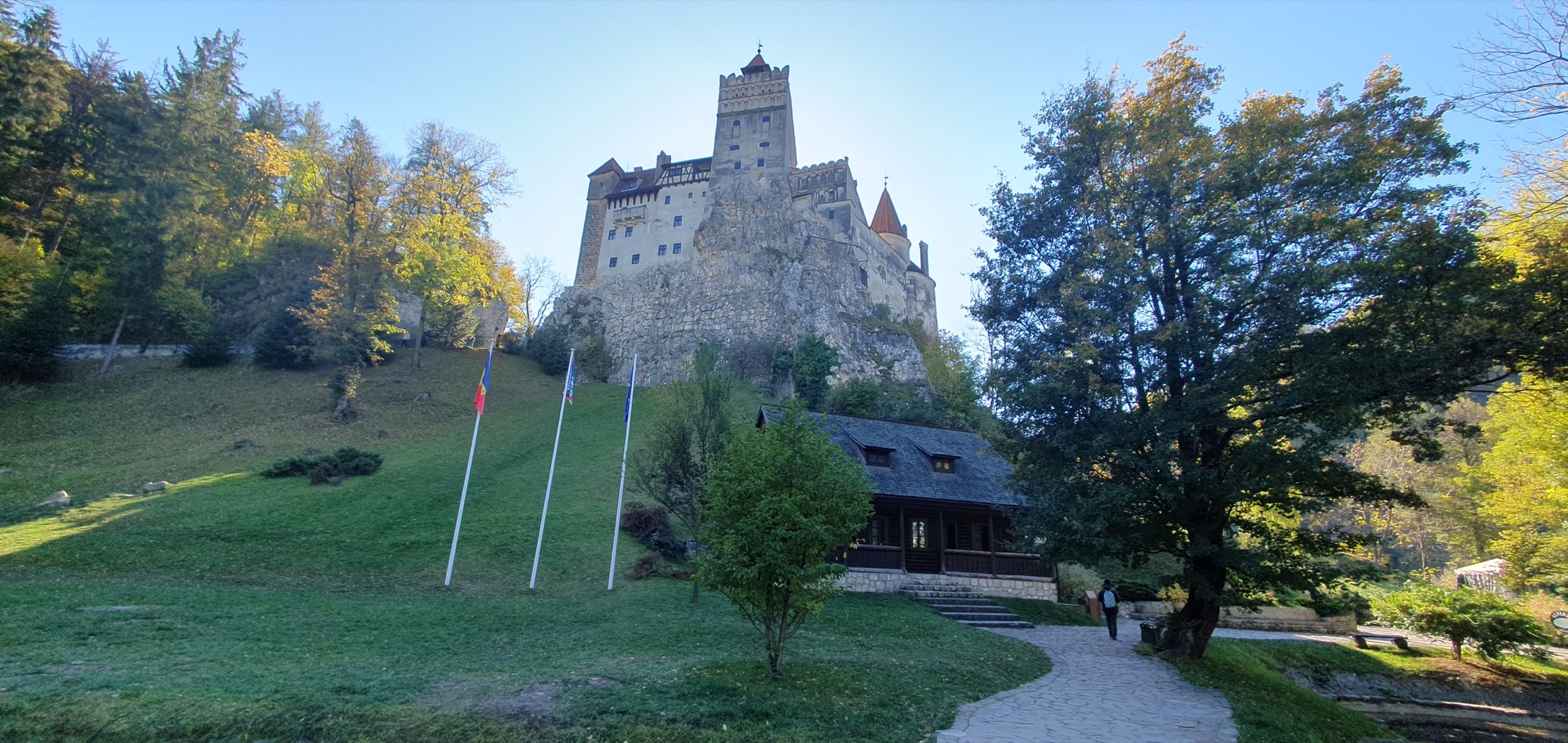 Kasteel Bran, bekend als het kasteel van Dracula, in Roemenië.